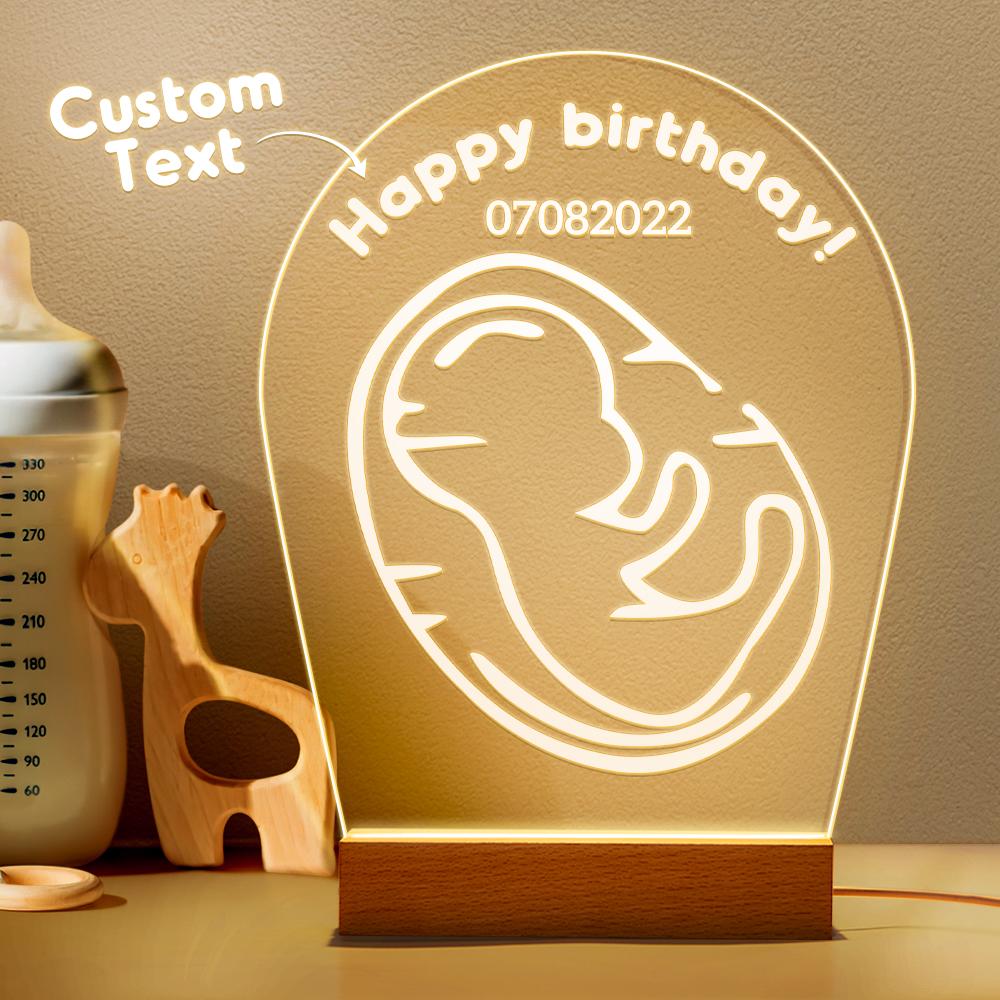 Lampada A Led Regalo 3d Con Design Ginecologo Personalizzato Per Luce Notturna A Led Personalizzata Per Bambini - soufeelit