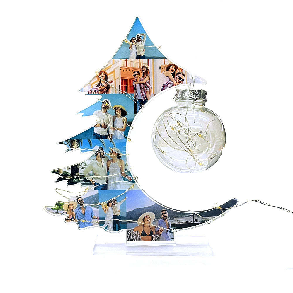Foto Personalizzata Luce Notturna Lampada Per Albero Di Natale Personalizzata Regalo Per Decorazioni Per La Casa - soufeelit