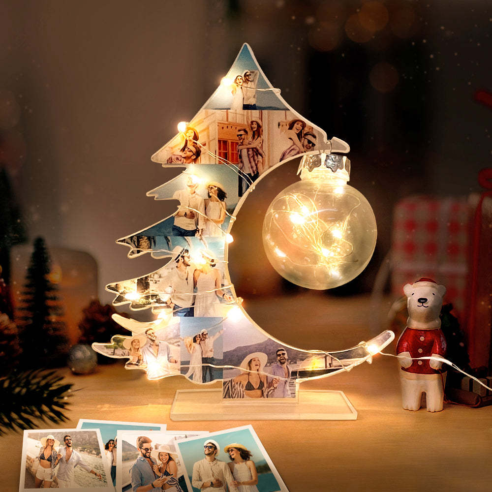 Foto Personalizzata Luce Notturna Lampada Per Albero Di Natale Personalizzata Regalo Per Decorazioni Per La Casa - soufeelit