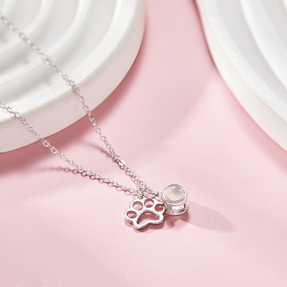 Collana Con Proiezione Di Foto Personalizzate Collana Con Ciondolo Con Foto Artiglio Regalo Per Le Donne - soufeelit