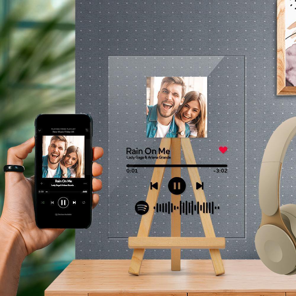 Bicchiere Musicale Scansionabile Con Foto Personalizzata Spotify - Soufeel