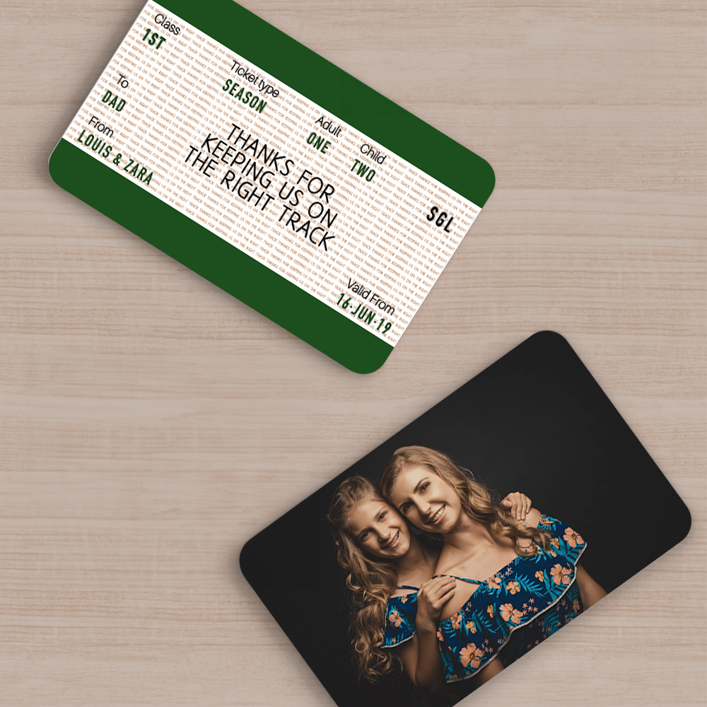 Regali personalizzati per biglietti di auguri con nome inciso con foto per la mamma