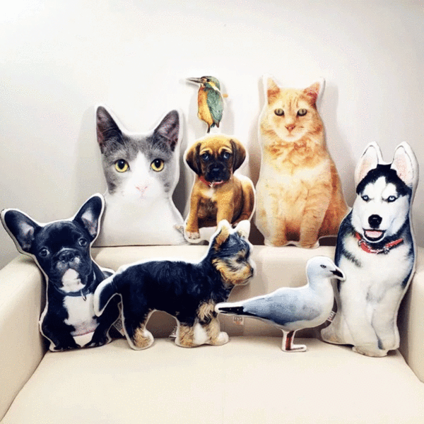 Cuscino A Forma Di Foto Personalizzato Cuscino Per Ritratto Di Cane Cuscino Per Gatti Regali Di Natale Per Gli Amanti Degli Animali Domestici