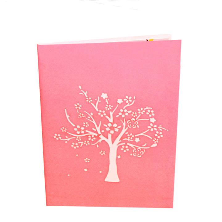 Cartão Pop Up De Flor De Cerejeira Para O Dia Das Mães - soufeelbr
