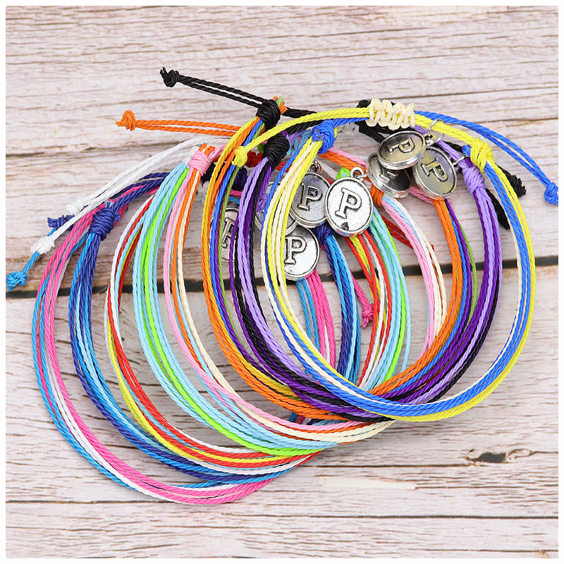 Pulseira Trançada Elegante Ajustável Feita À Mão À Prova D'água Para Praia - soufeelbr