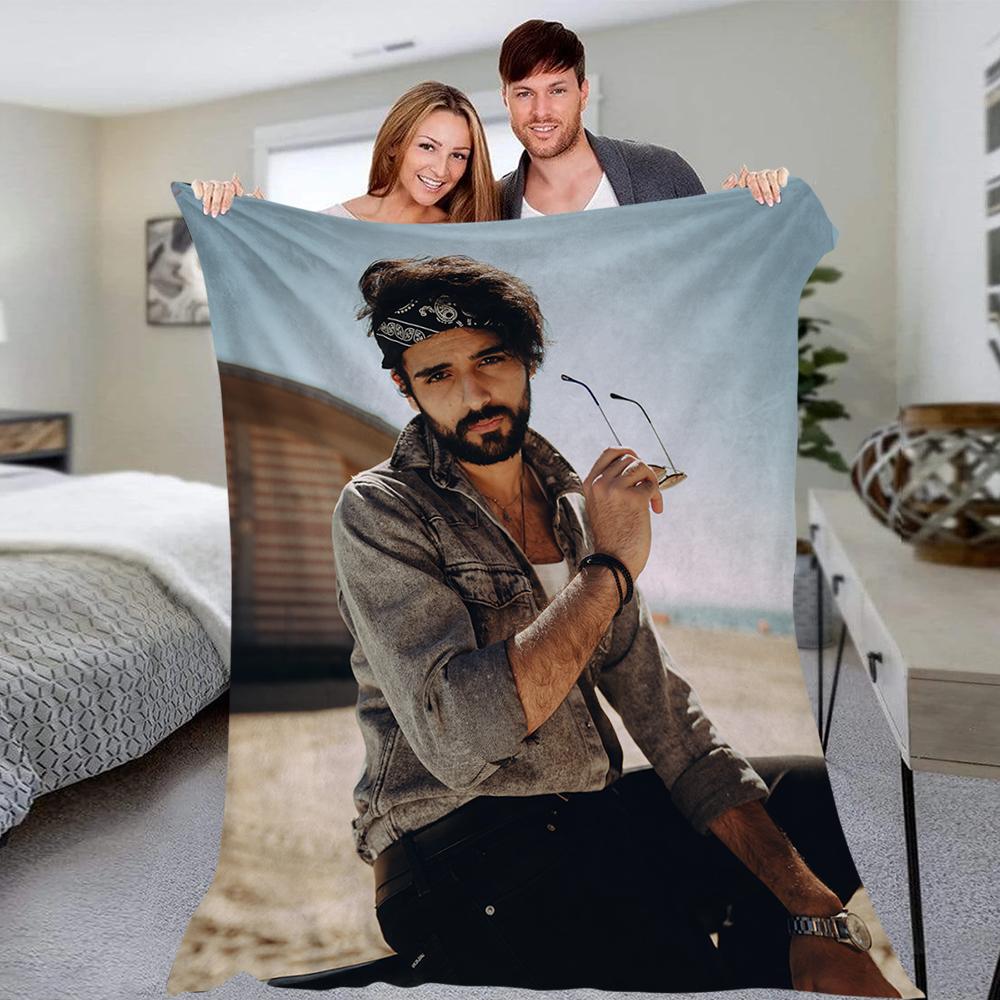 Cobertor Velo Personalizado com Foto Amor Perfeito Para homens