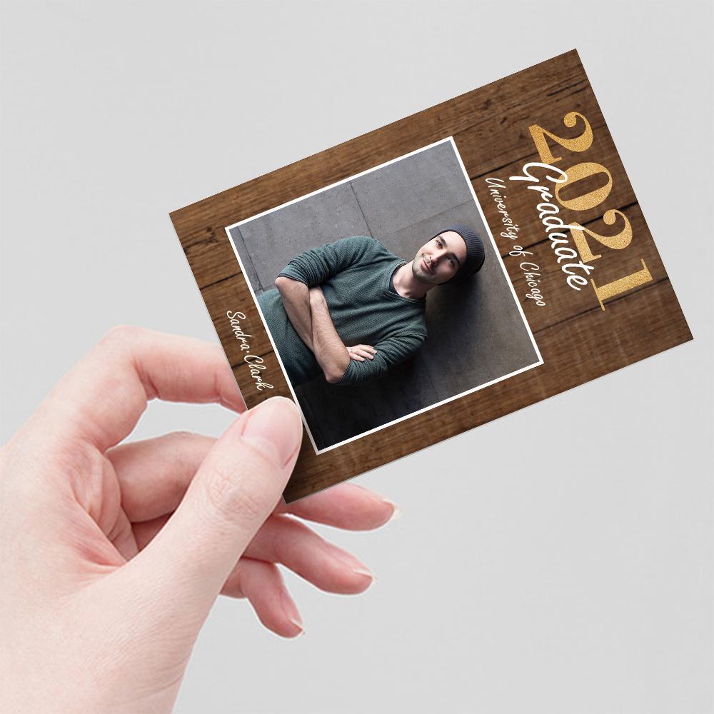 Cartão de Felicitações Personalizada Presente de Formatura Lembrança