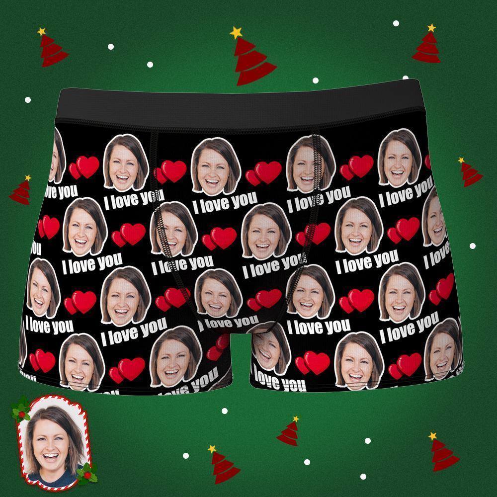 Casal Masculino Personalizado Love Boxer Shorts 3d Online Preview