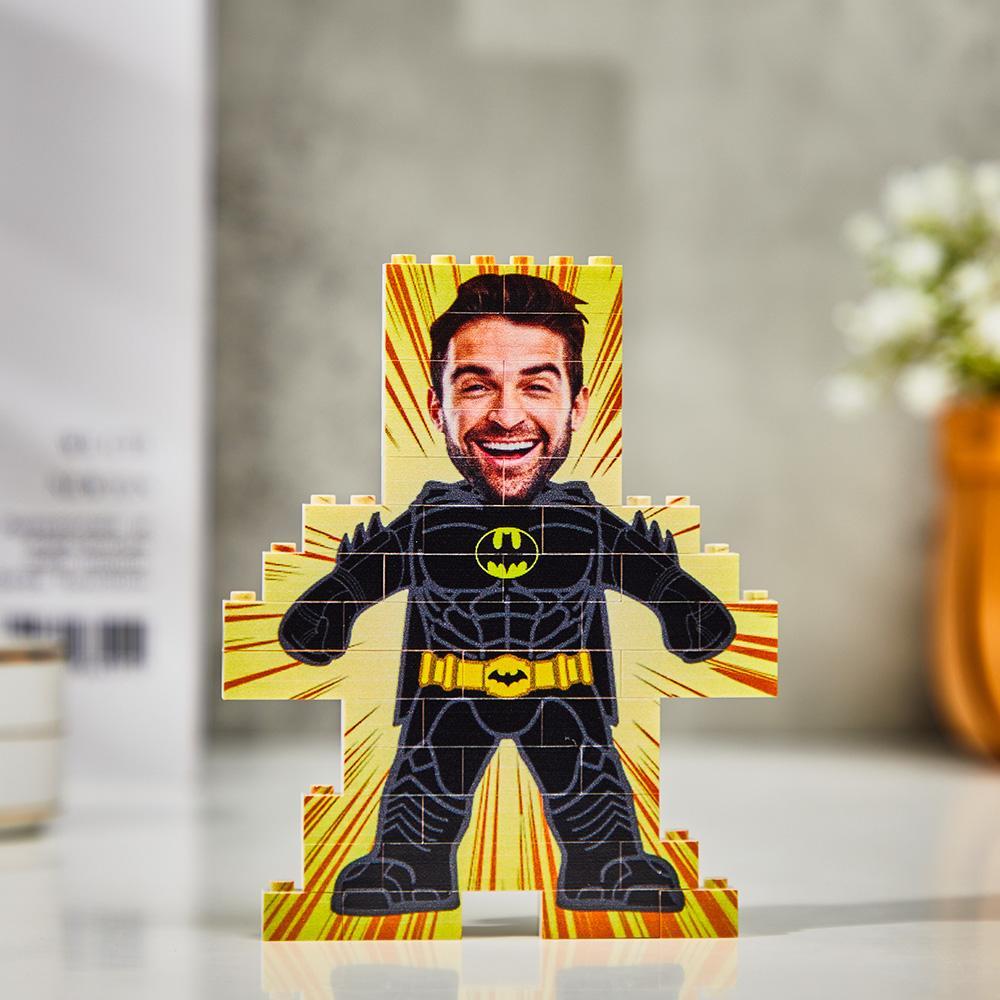Bloco De Quebra-cabeça Personalizado Com Foto Minime Para Construção De Tijolos De Presente Personalizado Para Homens - soufeelbr