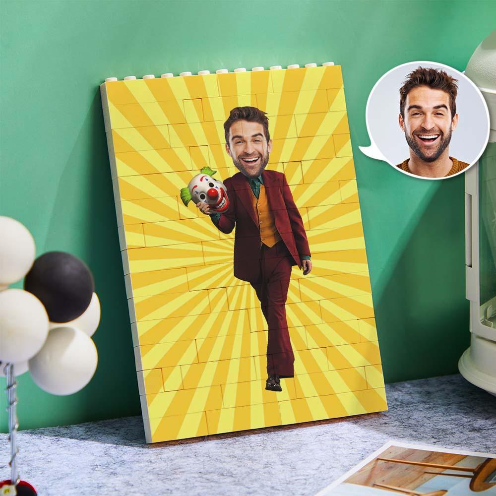 Bloco De Quebra-cabeça De Tijolos De Construção De Minime Com Foto Personalizada Presente Personalizado Para Ele - soufeelbr