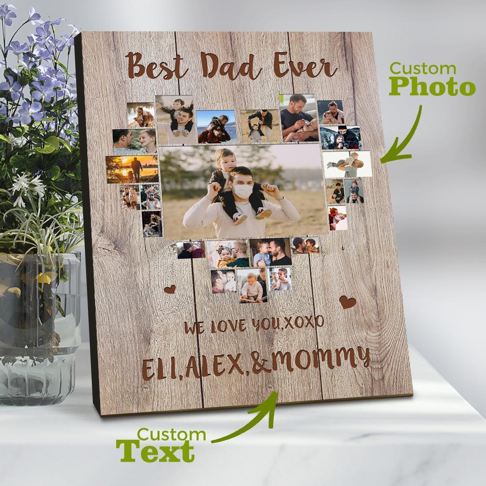 Impressões Em Tela Personalizadas Com Multifotos Para Presente Perfeito Para O Dia Dos Pais - soufeelbr