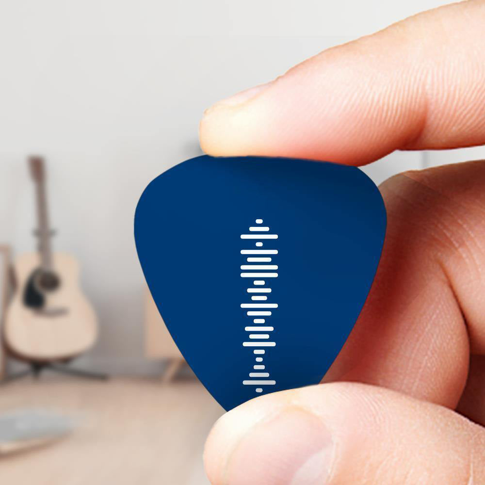 Palheta de guitarra de código de música digitalizável personalizada, picareta de guitarra de música personalizada gravada, presentes verdes para bebês 12 peças