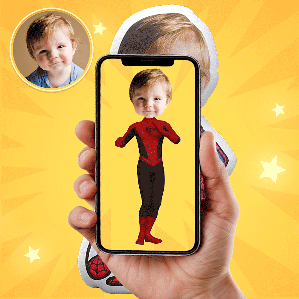 Travesseiro Facial Homem-aranha Travesseiro Personalizado Travesseiro Facial Corpo Personalizado Travesseiro Com Foto Para Presente Travesseiro Decorativo Minime Travesseiro Ar View Gift - soufeelbr
