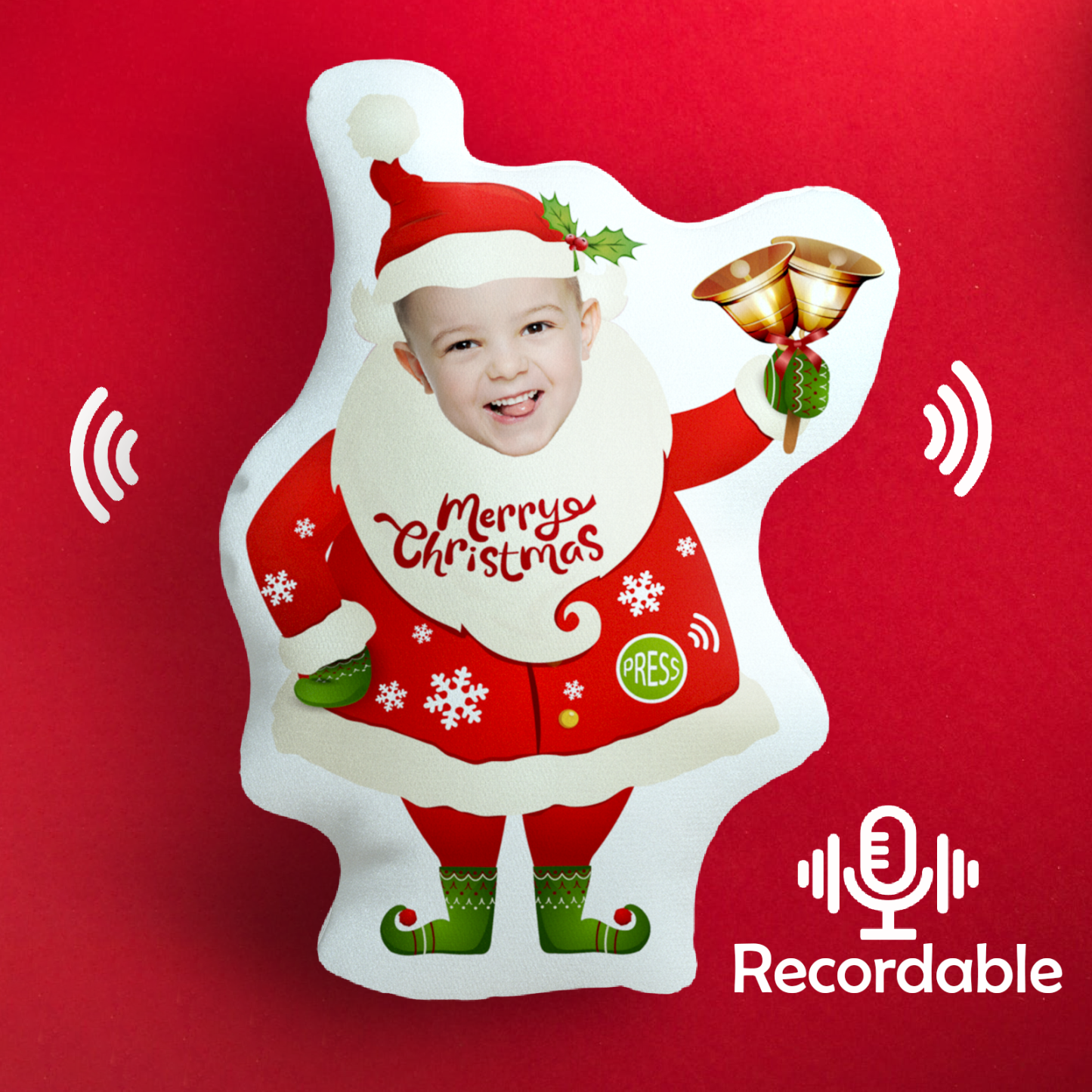 Almofada Minime De Natal Personalizada Presente Minime De Natal Boneca Feliz Natal - soufeelbr