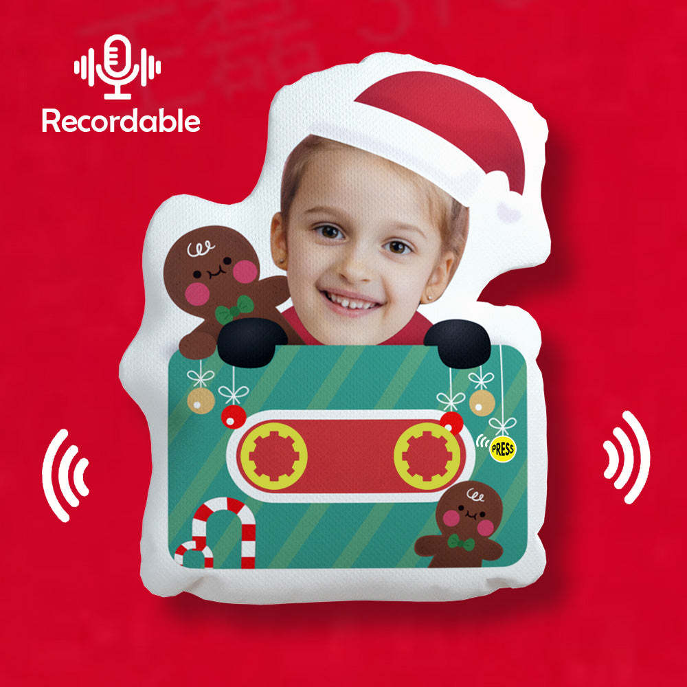 Travesseiro De Natal Minime Presente Personalizado De Natal Boneco Boneco De Gengibre - soufeelbr