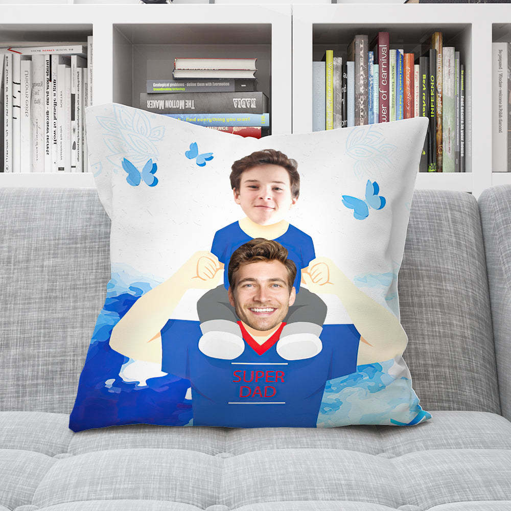 Almofada Facial Personalizada Amor Do Pai Como Se Almofada De Montanha Melhor Presente De Dia Dos Pais - soufeelbr