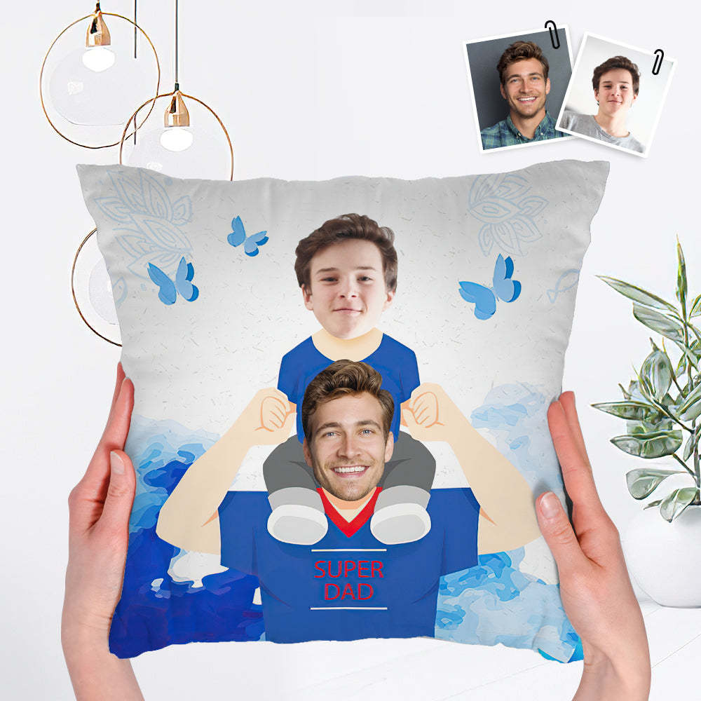 Almofada Facial Personalizada Amor Do Pai Como Se Almofada De Montanha Melhor Presente De Dia Dos Pais - soufeelbr