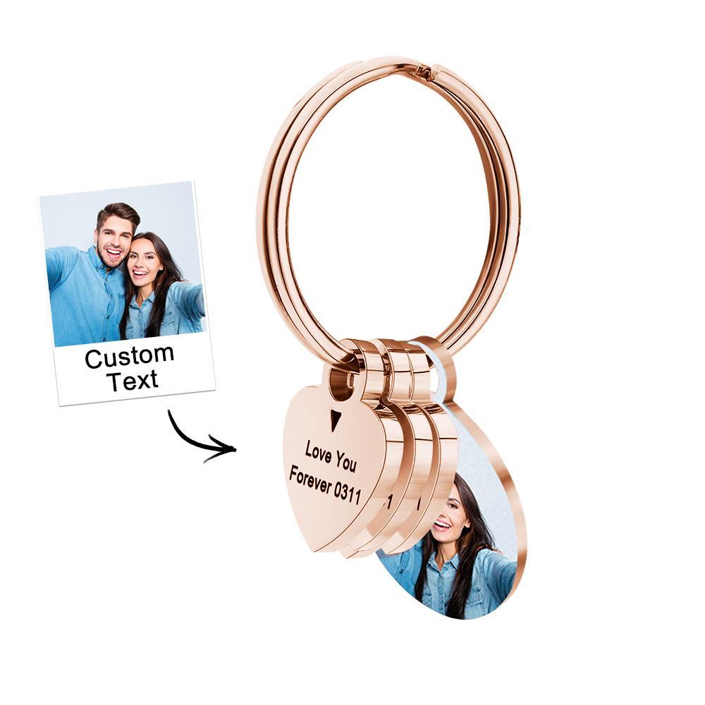 Chaveiro De Família Com Foto Personalizada Chaveiro De Metal Gravado Presentes Para Ele - soufeelbr