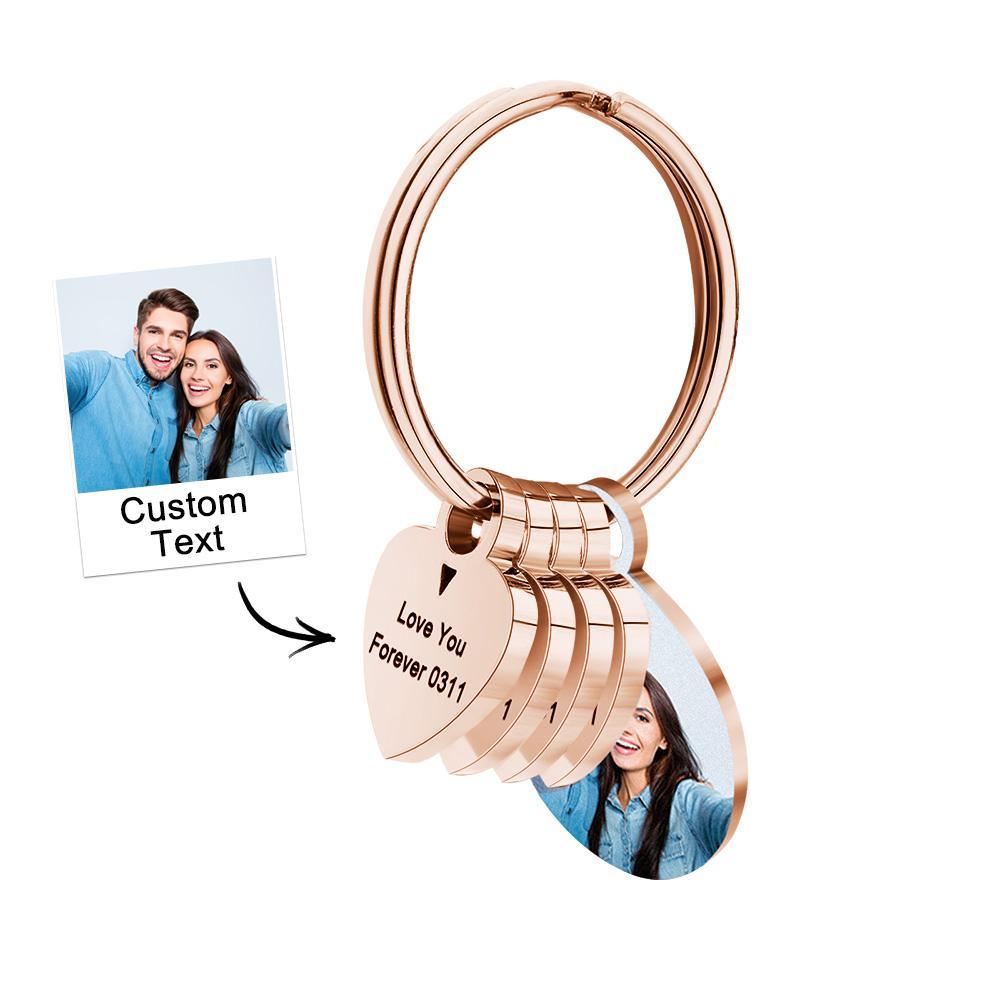 Chaveiro De Família Com Foto Personalizada Chaveiro De Metal Gravado Presentes Para Ele - soufeelbr