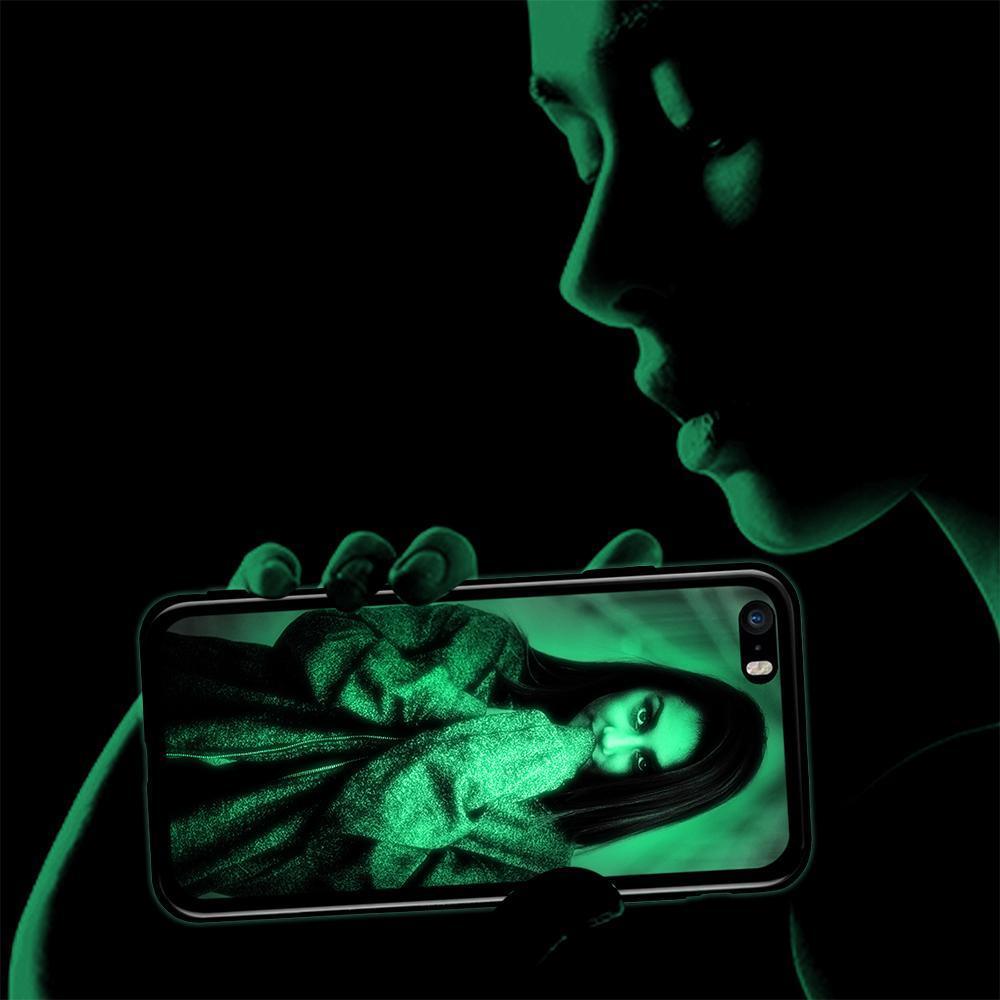 iPhone 5/Se Capa Protetora Noctilucente de Celular com Foto Personalizada