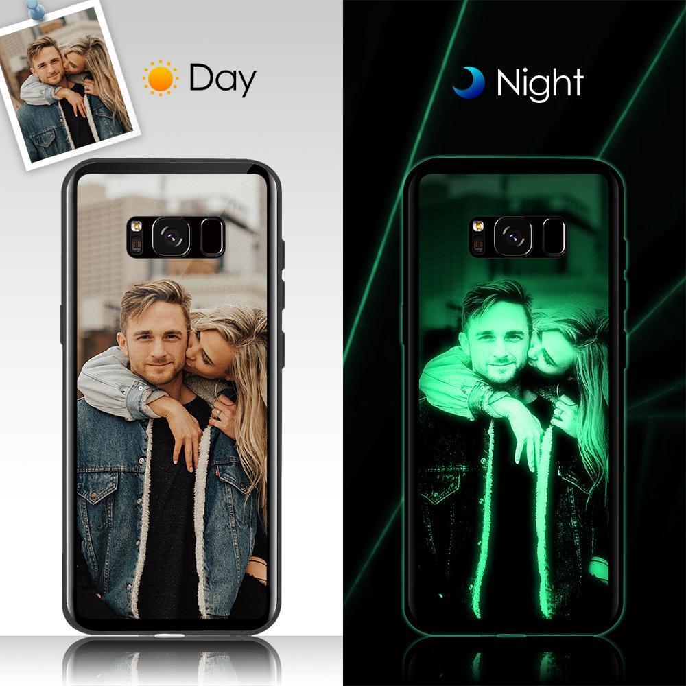 iPhone X/Xs Capa Protetora Noctilucente de Celular com Foto Personalizada