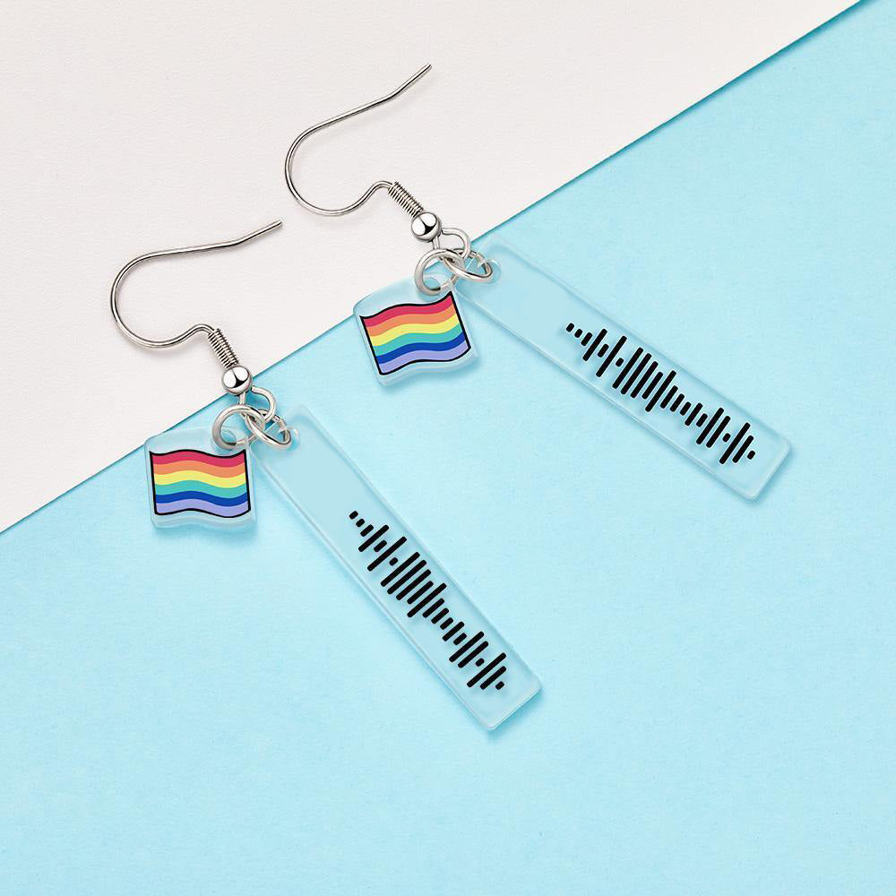 Brincos de código de música personalizados
