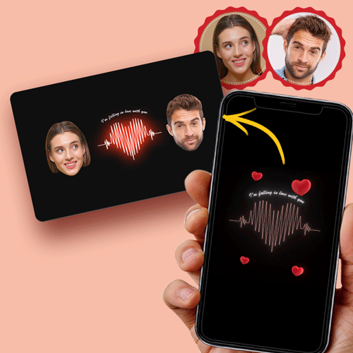 Cartão 3d De Animação Ar Vr Escaneável Animação De Realidade Virtual Ar Placas Gráficas Eu Te Amo - soufeelbr