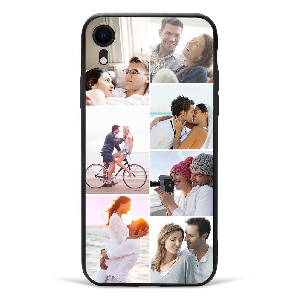 iPhone 6/6s Protetora Capa de Celular com Foto Personalizada - Superfície de Vidro - 7 Fotos