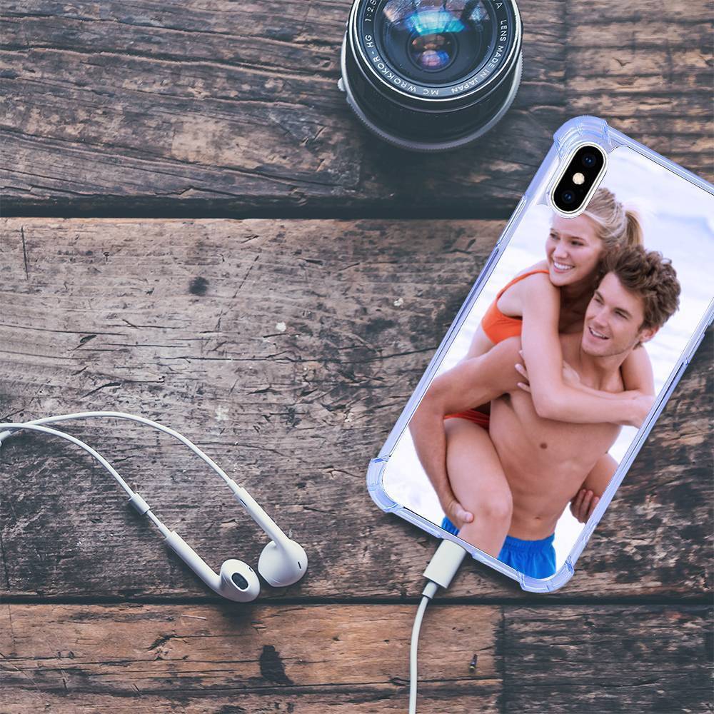 Capa de Celular com Foto de Silicone Anti-queda Casca Macia Céu Azul - iPhone 6p/6sp