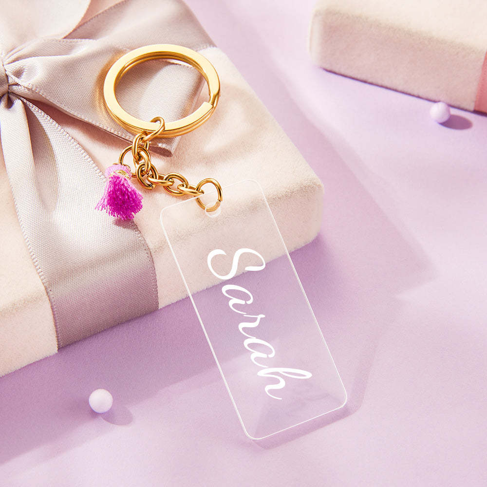 Chaveiros Acrílicos Gravados Personalizados Chaveiro Com Nome Chaveiro - soufeelbr
