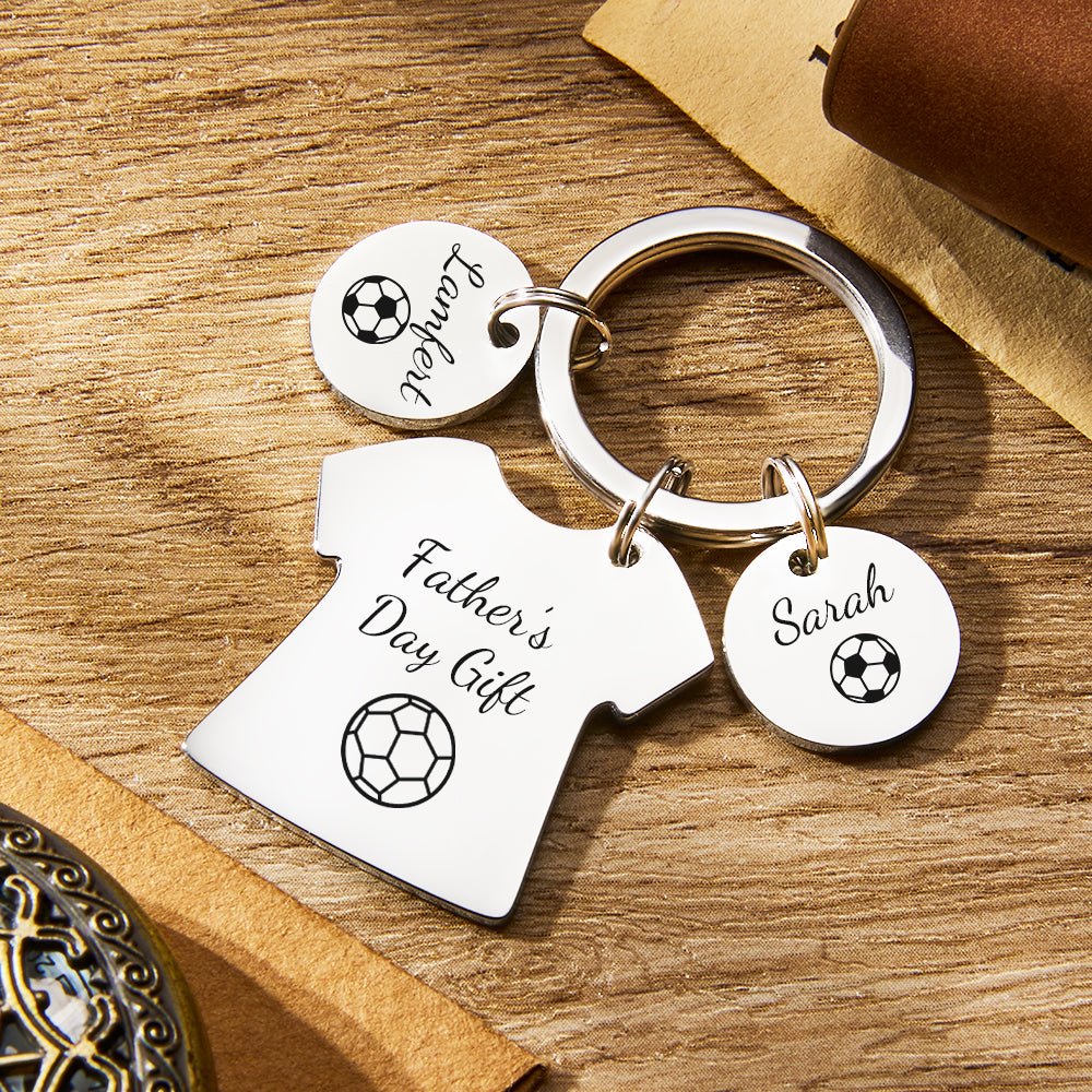 Chaveiro Gravado Personalizado Futebol Papai Chaveiro Time Do Papai Presente De Dia Dos Pais - soufeelbr