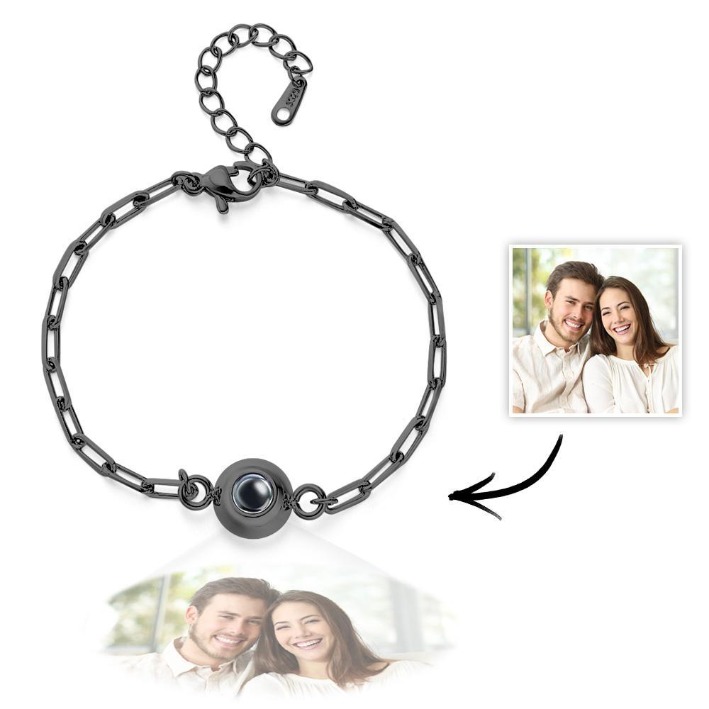 Pulseira De Projeção De Fotos Personalizada Para Presente Criativo E Bonito - soufeelbr