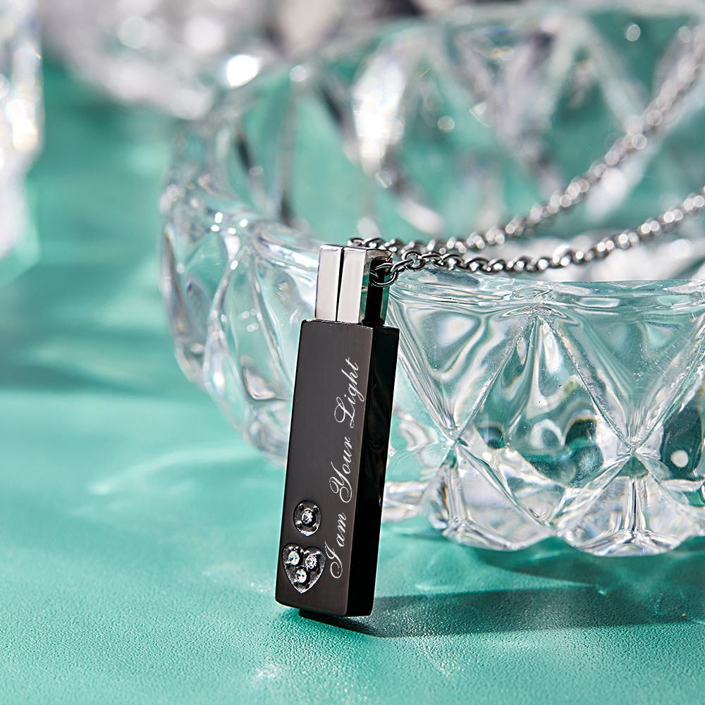 Colar Gravado Personalizado Design Exclusivo Um Par De Presentes - soufeelbr