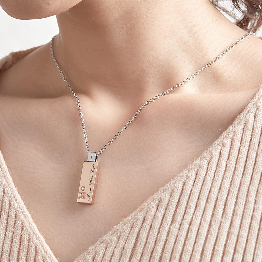 Colar Gravado Personalizado Design Exclusivo Um Par De Presentes - soufeelbr