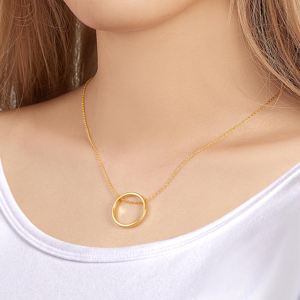 Colar Personalizado Gravado Com Pingente Dentro De Letras Presentes Simples - soufeelbr
