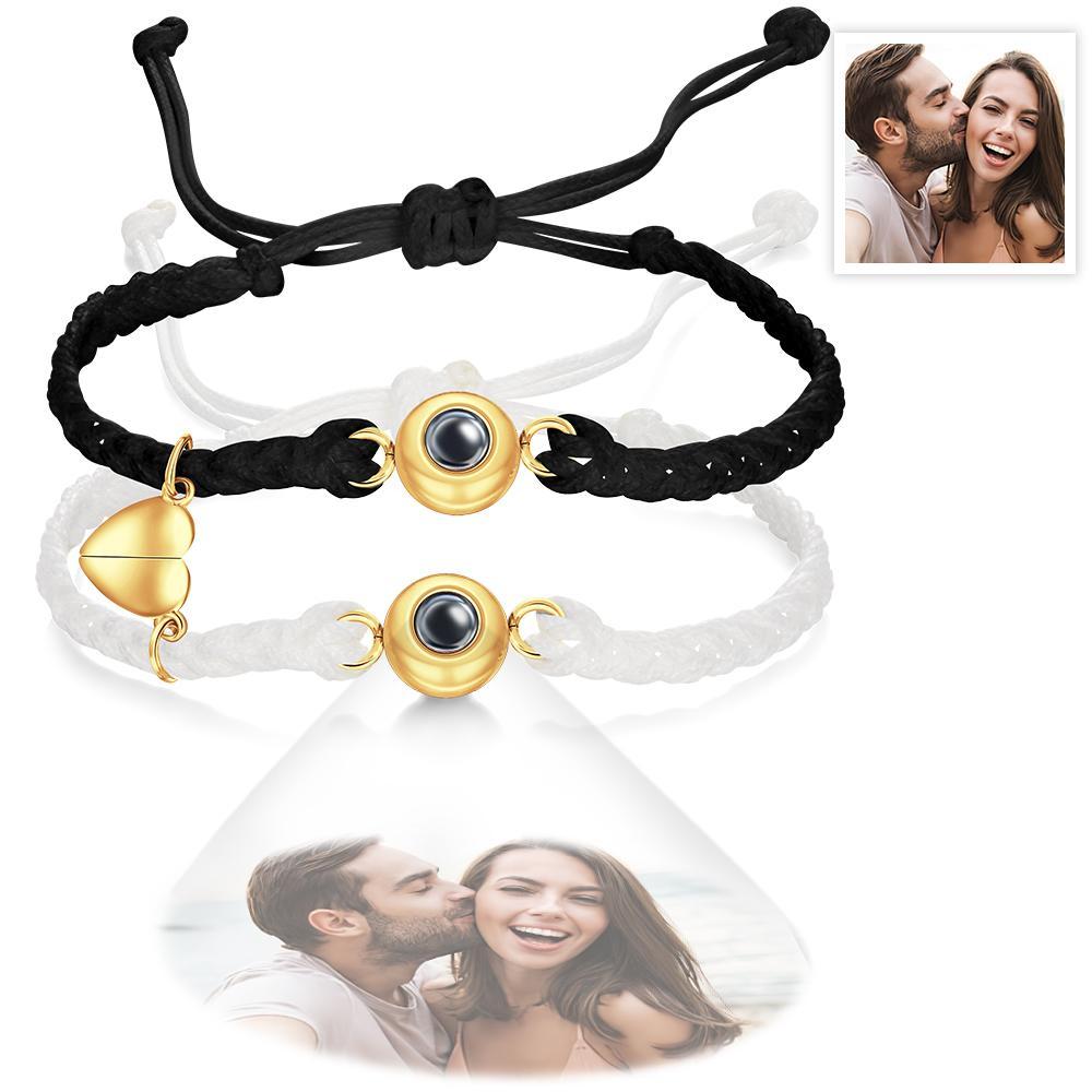 Pulseira Magnética Para Projeção De Fotos Personalizada Presente De Aniversário - soufeelbr