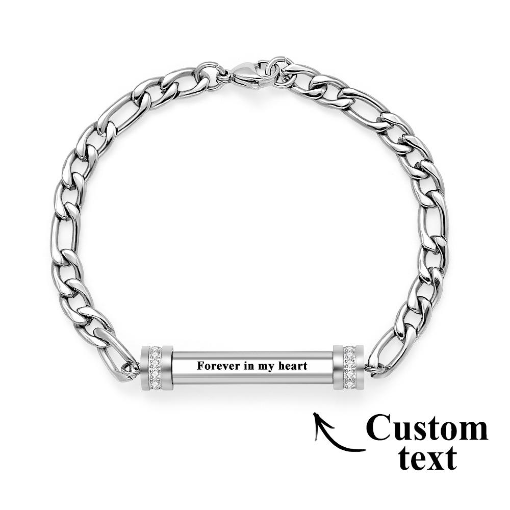 Pulseira Urnas De Cremação Para Cinzas Pulseira Ajustável Pulseira Personalizada Para Lembrança De Cinzas - soufeelbr