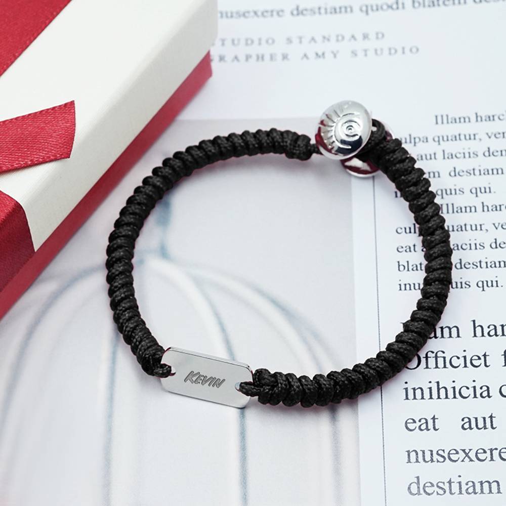 Pulseira Personalizada Pulseira de Tecido para Amante Presentes Personalizados