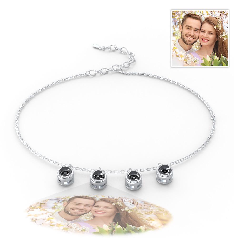 Pulseira De Projeção De Fotos Personalizada, Presente Minimalista, Joias Com Fotos Comemorativas, Presente Moderno Para Melhor Amiga Para Ela - soufeelbr