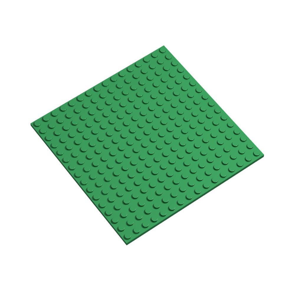 Placa Base De Construção Clássica Para Tijolos De Construção Verde 5*5 Polegadas - soufeelbr