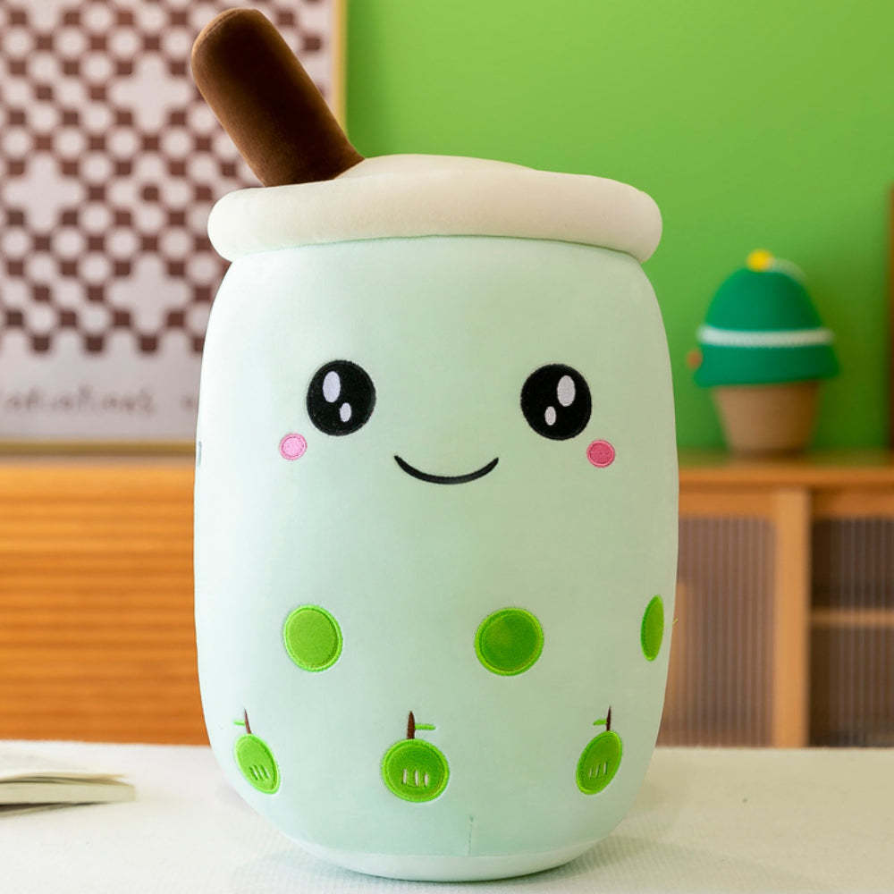 Boba Pelúcia Bubble Tea Plushies Fofos Recheados Chá De Leite Desenhos Animados Brinquedo Animal Presentes Para Crianças Bubble Tea Boba Lovers - soufeelbr