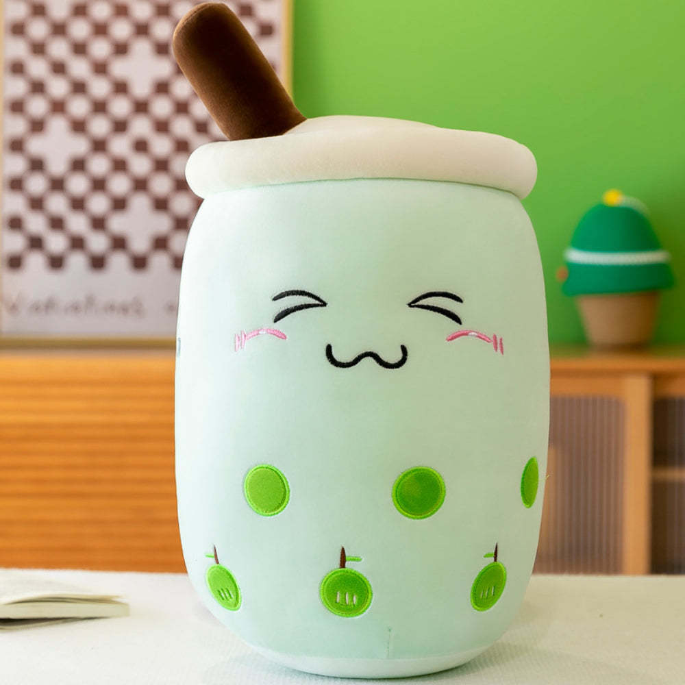 Boba Pelúcia Bubble Tea Plushies Fofos Recheados Chá De Leite Desenhos Animados Brinquedo Animal Presentes Para Crianças Bubble Tea Boba Lovers - soufeelbr