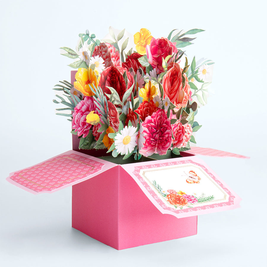 Cravo Bonito Caixa De Flores Pop-up Para O Dia Das Mães - soufeelbr
