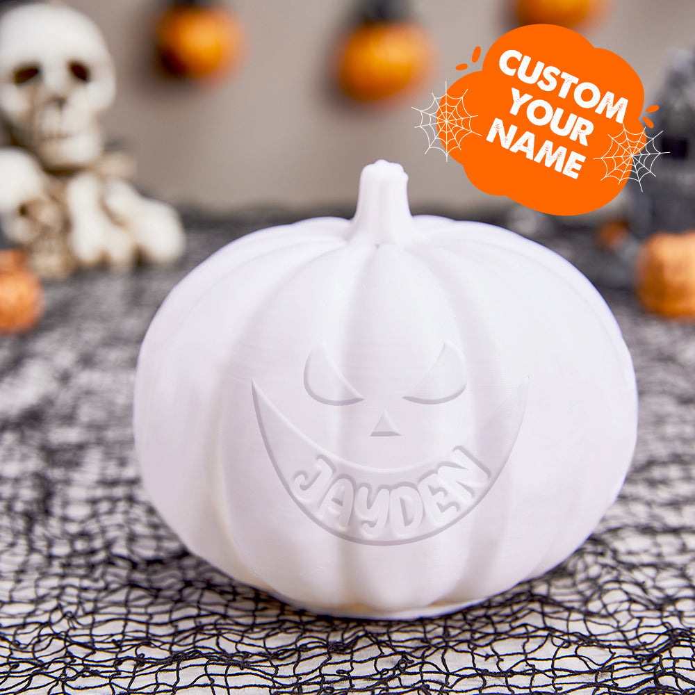 Luz De Abóbora De Halloween Personalizada Luz Assustadora Luz Personalizada Luz De Jack-o-lanterna Decoração De Dia Das Bruxas - soufeelbr
