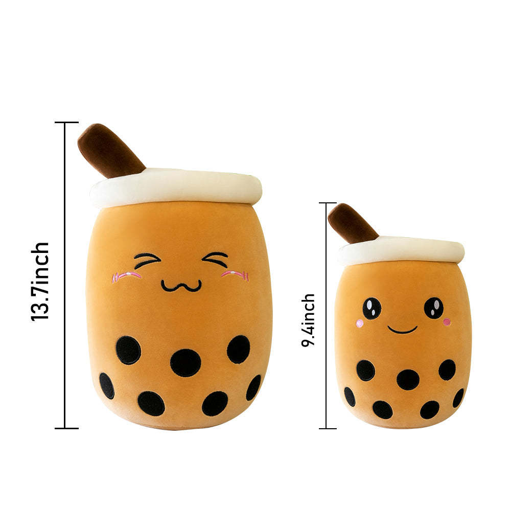 Boba Pelúcia Bubble Tea Plushies Fofos Recheados Chá De Leite Desenhos Animados Brinquedo Animal Presentes Para Crianças Bubble Tea Boba Lovers - soufeelbr