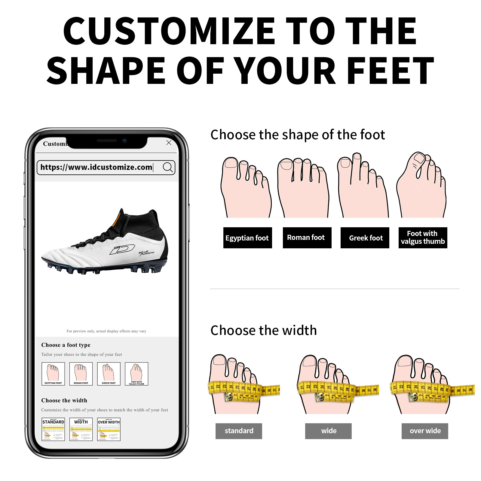 iD Custom Kangaroo Skin Football Boots Tall barrel Fit Soccer Shoes Athletics Training Shoes Sports Sneakers for Men