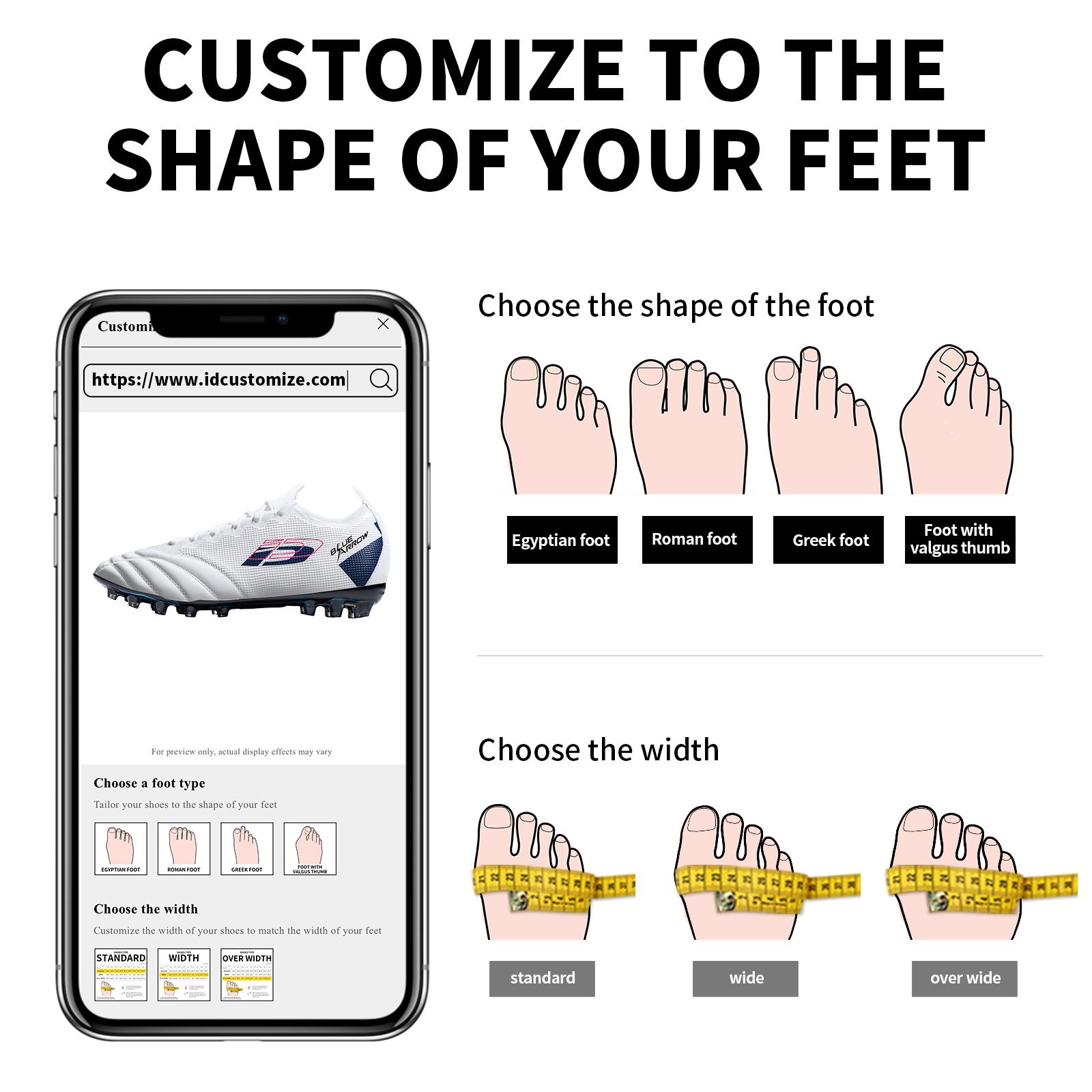 iD Custom Kangaroo Skin Football Boots Fit Soccer Shoes Athletics Training Shoes Sports Sneakers for Men Football Shoes