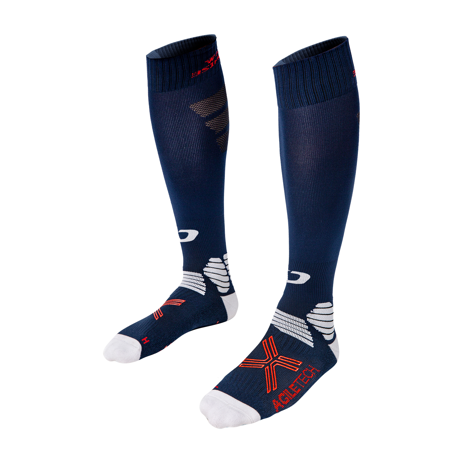 Soccer Socks Men's Mid Sleeve Non slip Breathable Sports Socks Training Ball Control Two pairs of socks