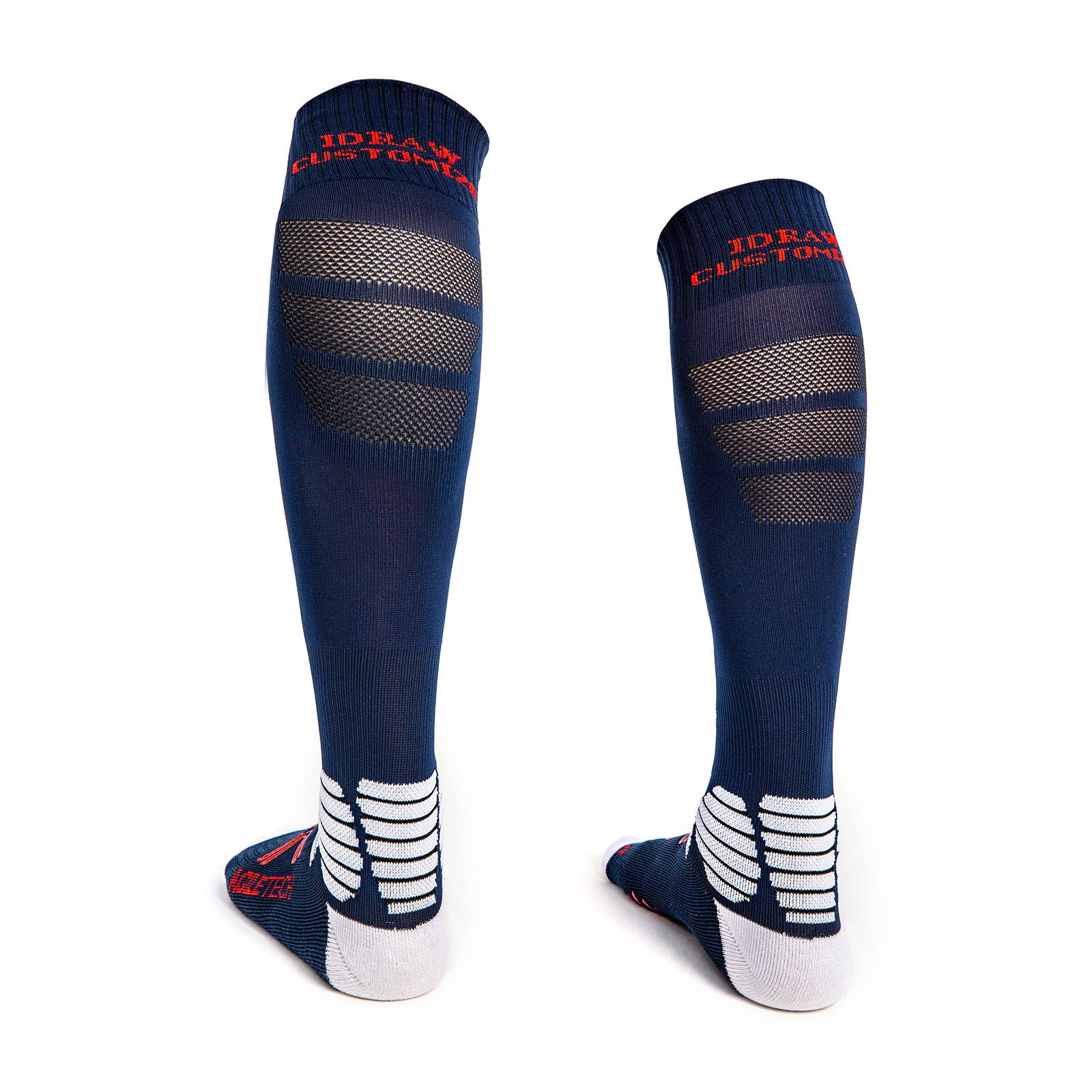 Soccer Socks Men's Mid Sleeve Non slip Breathable Sports Socks Training Ball Control