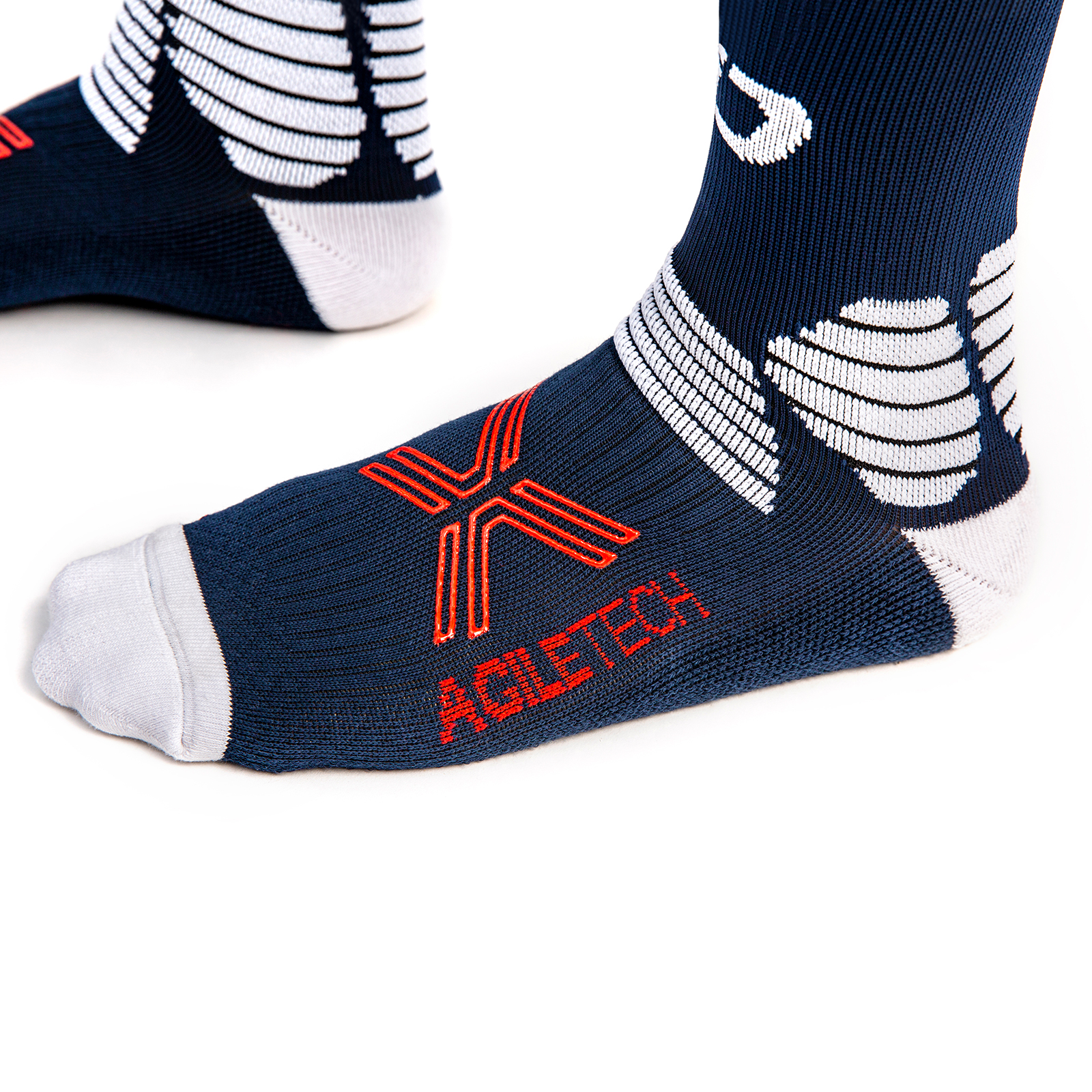 Soccer Socks Men's Mid Sleeve Non slip Breathable Sports Socks Training Ball Control